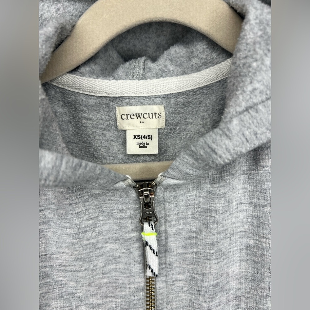 Crewcuts Light Gray Kids Hoodie - Picture 3 of 5